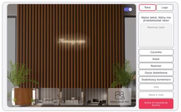 Wizualizator własnych neonów